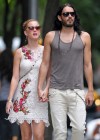 Katy Perry & Russell Brand Candids at Central Park